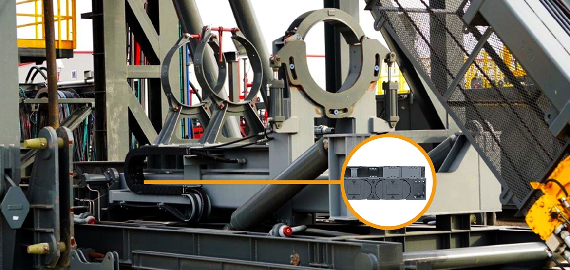 BOP kraan met igus producten