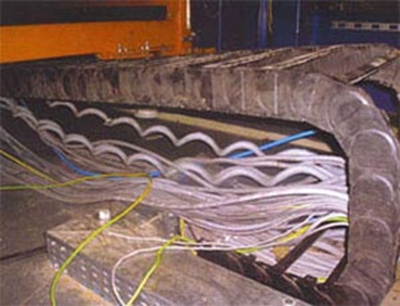 Corkscrewed cables